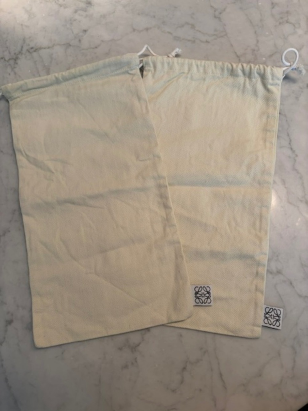 Loewe Cotton Dust Bags (2x)